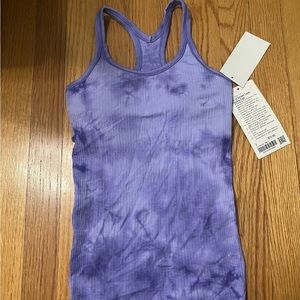 Lululemon Purple Marble Dye Tank Top